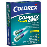 Coldrex Complex Grip 500 mg + 100 mg + 6,1 mg, 16 cápsulas