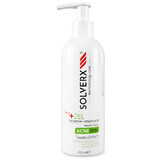 Solverx Acne Skin Forte, gel para lavar y desmaquillar rostro y ojos, 200 ml