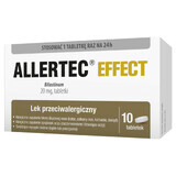 Allertec Effect 20 mg, 10 comprimate