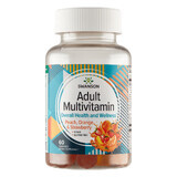 Swanson Adult Multivitamin, jaleas, sabor melocotón-naranja-fresa, 60 piezas