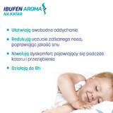 Ibufen Aroma para secreción nasal, parches aromáticos, después de 18 meses de edad, 5 piezas