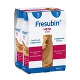 Fresubin Hepa Drink, voedingspreparaat, cappuccinosmaak, 4 x 200 ml