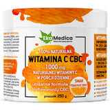 EkaMedica Vitamina C CBC 1000 mg, sabor naranja, 250 g