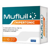 Mufluil Hipertonic, solución hipertónica para goteo y nebulización, 5 ml x 10 ampollas