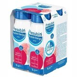 Fresubin Eiwit Energiedrank, voedingspreparaat, aardbeiensmaak, 4 x 200 ml