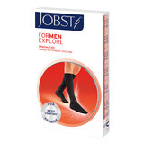 Jobst For Men Explore, calcetines de compresión para la rodilla, CCL2, puntera cerrada, talla 2, azul marino