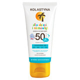 Kolastyna, crema de protección solar para niños y bebés, a partir de 6 meses, SPF 50, 75 ml