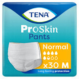 Tena Pants ProSkin, calzoncillos absorbentes, talla M, 80-110 cm, Normal, 30 unidades