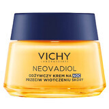 Vichy Neovadiol Post-Menopausia, crema de noche regeneradora contra la flacidez de la piel, 50 ml