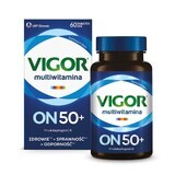 Vigor Multivitamin On 50+, 60 comprimate