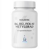 Holistic B6, B12, Folato Metylerad, 60 cápsulas