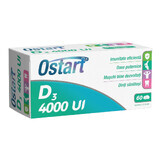 Ostart D3 4000IU, 60 comprimidos, Fiterman