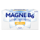 Magne B6 48 mg + 5 mg, 60 comprimidos recubiertos con película