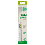 Sunstar Gum Sonic Daily, cepillo de dientes sónico, blanco, 1 pieza