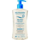 Neutraderm Relipid+, gel de baño relipidante, pieles sensibles, muy secas y atópicas, 400 ml