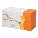 SEMA Lab Vitamina D 1000 UI para niños a partir de 1 año y adultos, 90 cápsulas twist-off