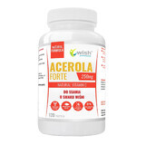 Wish Acerola Forte 250 mg, vitamina C naturale al gusto di ciliegia, 120 pastiglie