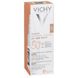 Vichy Capital Soleil UV-Age Daily, fluido colorante contra el fotoenvejecimiento cutáneo, SPF 50+, 40 ml