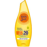 DAX Sun, emulsión protectora con manteca de cacao y aceite de argán, FPS 20, 175 ml