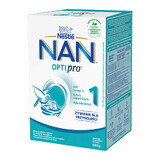 Nestlé NAN Optipro 1, leche infantil para bebés desde el nacimiento, 650 g