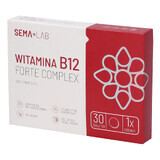 SEMA Lab Vitamina B12 Forte Complex, 30 comprimidos recubiertos