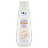 Luksja Creamy &amp; Soft, líquido de baño cremoso, calmante, leche de algodón y provitamina B5, recambio, 900 ml