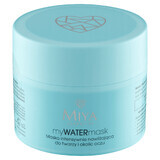 Miya myWATERmask, mascarilla intensamente hidratante para rostro y contorno de ojos, 50 g