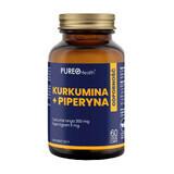 Pureo Health Curcumina + Piperina, 60 cápsulas vegetales