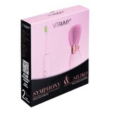 Vitammy Symphony & Siliko set, cepillo de dientes sónico + cepillo facial, rosa