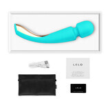 Lelo Smart Wand 2 Medium Ocean Blue, masajeador de cuerpo completo, mediano, azul