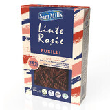 Pasta fusilli sin gluten con lentejas rojas, 250 g, Sam Mills