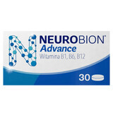 Neurobion Advance 100 mg + 50 mg + 1 mg, 30 comprimidos recubiertos con película