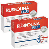 Ruskolina Plus set, 2 x 30 cápsulas