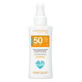 Alphanova Sun Bio, spray solar, hipoalergénico, SPF 50, 90 g