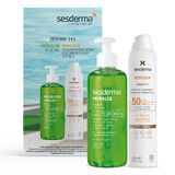 Sesderma Hidraloe set, gel corporal, aloe, 250 ml + Repaskin, protector solar en spray corporal, SPF 50+, 200 ml