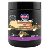 Ronney Macadamia Oil, strengthening mask for dry and brittle hair, 1000 ml