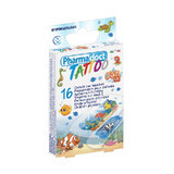 Patchs de tatouage pour enfants, 16 pièces, Pharmadoct