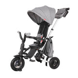 Triciclo ultraplegable para niños Nova Rubber, Gris, Qplay