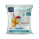 Organic millet balls with barbecue taste, 75 g, Sottolestelle