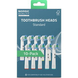 Cabezales de cepillo de dientes Standard Clean, 10 piezas, Calidad Nórdica