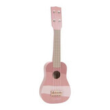 Instrumento musical guitarra de madera, rosa, +3 años, Little Dutch