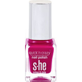 She colour&style Nail polish quick'n crazy 323/818, 7 ml