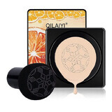 CC Cream, Maquillaje, Air Cushion, Vitamina C, 01 Marfil, 15 g , con pincel