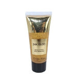 Maquillaje Primer, Modelo de Belleza, Oro 24K, Partículas de Oro, Brillo, 50 ml