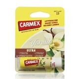 Bálsamo reparador para labios secos y agrietados con sabor a vainilla FPS 15, 4,25 g, Carmex