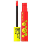 Barra de labios resistente a la transferencia, Maybelline, Superstay Matte Ink, 445 Energiser, 5 ml