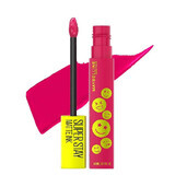 Maybelline Superstay Barra de Labios Líquida Mate, Superstay Tinta Mate, 460 Optimist, 5 ml