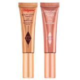 Set de iluminador y colorete, Charlotte Tilbury, Hollywood Superstar Glow Kit, Beauty Light Wand, 2 x 5 ml