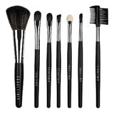 Set de 7 brochas de maquillaje Fraulein Black