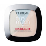 Polvos iluminadores, Loreal, True Match Highlight, 302 Icy Glow